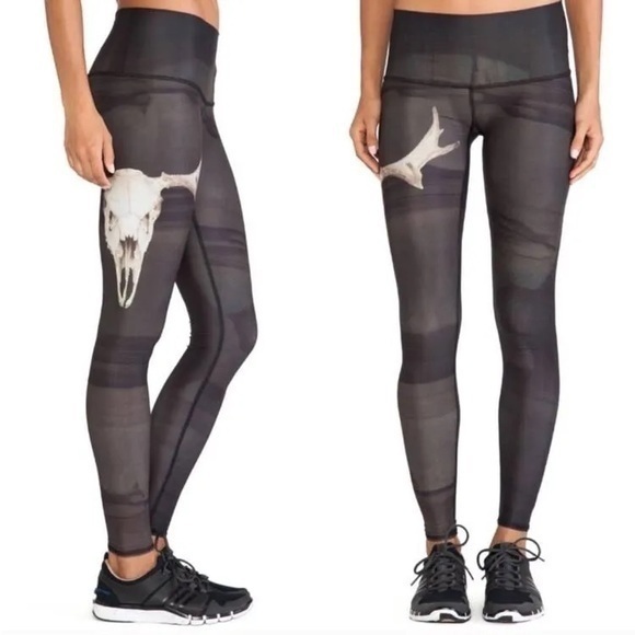 teeki Pants - Teeki Deer Skull Medicine Leggings Size Medium‎